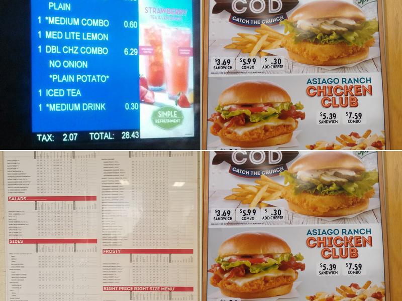Wendy's Menu