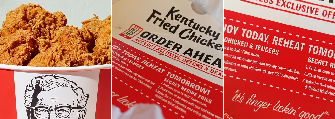 KFC Menu