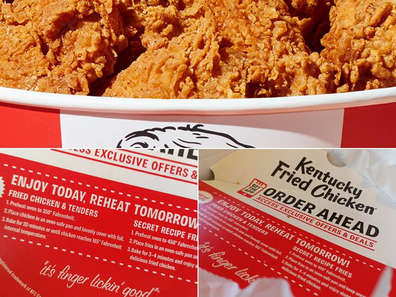 KFC Menu