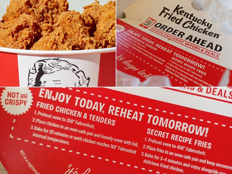 KFC Menu