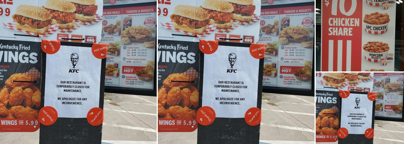 KFC Menu