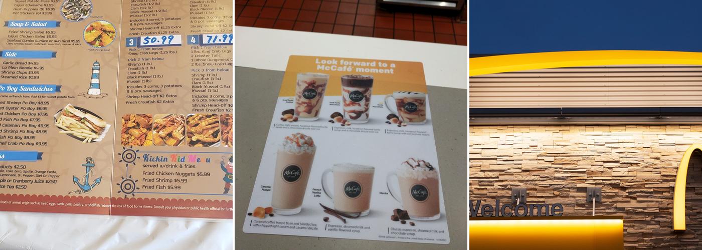 McDonald's Menu