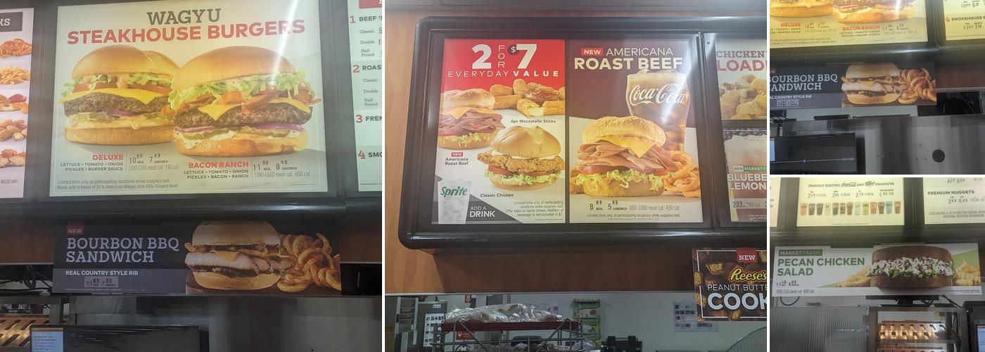 Arby's Menu