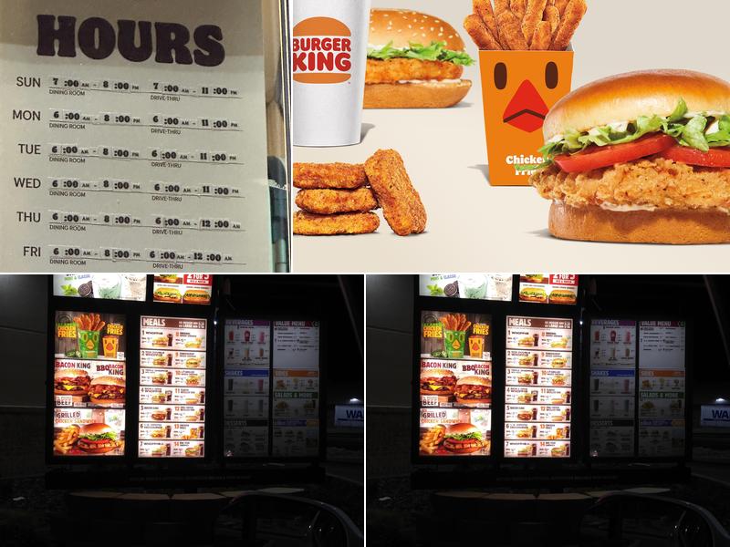 Burger King Menu