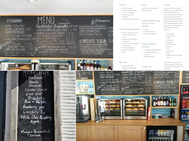 Talland Bay Beach Cafe Menu