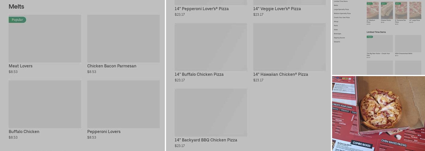 Pizza Hut Menu