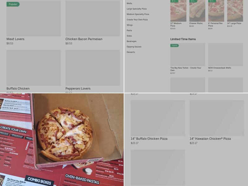 Pizza Hut Menu