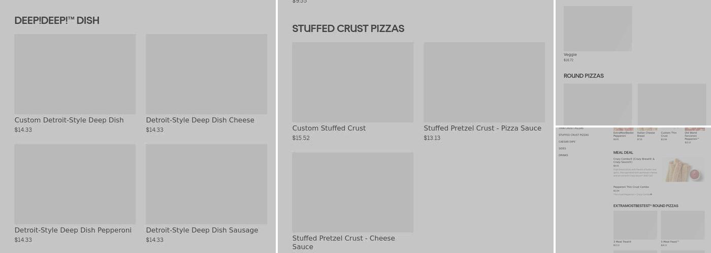 Little Caesars Pizza Menu