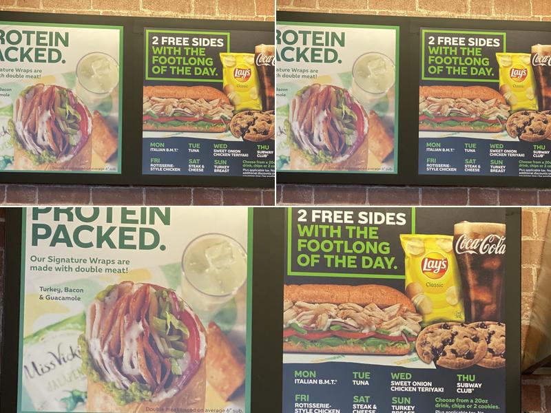 Subway Menu