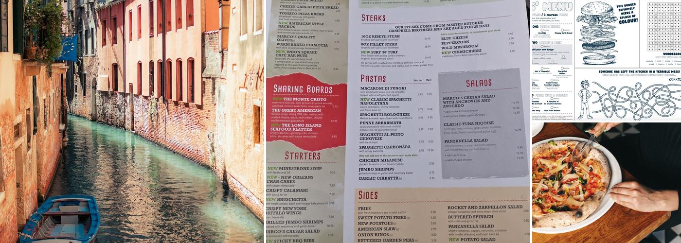 Marco's New York Italian Kegworth Menu