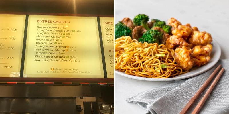 Panda Express Menu