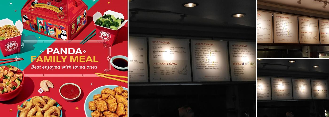 Panda Express Menu