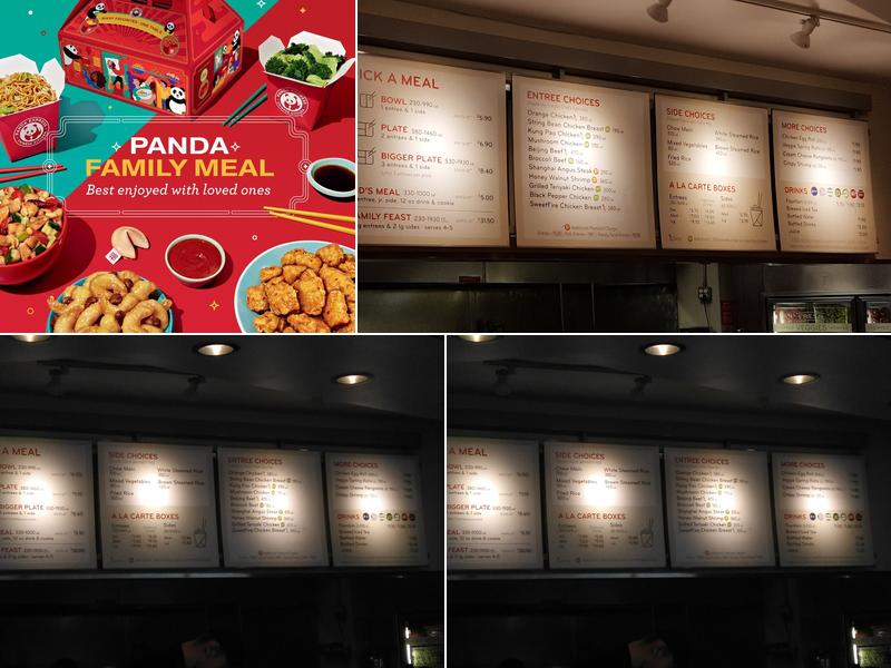 Panda Express Menu