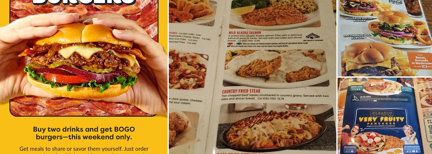 Denny's Restaurant Menu