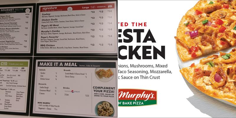 Papa Murphy's | Take 'N' Bake Pizza Menu