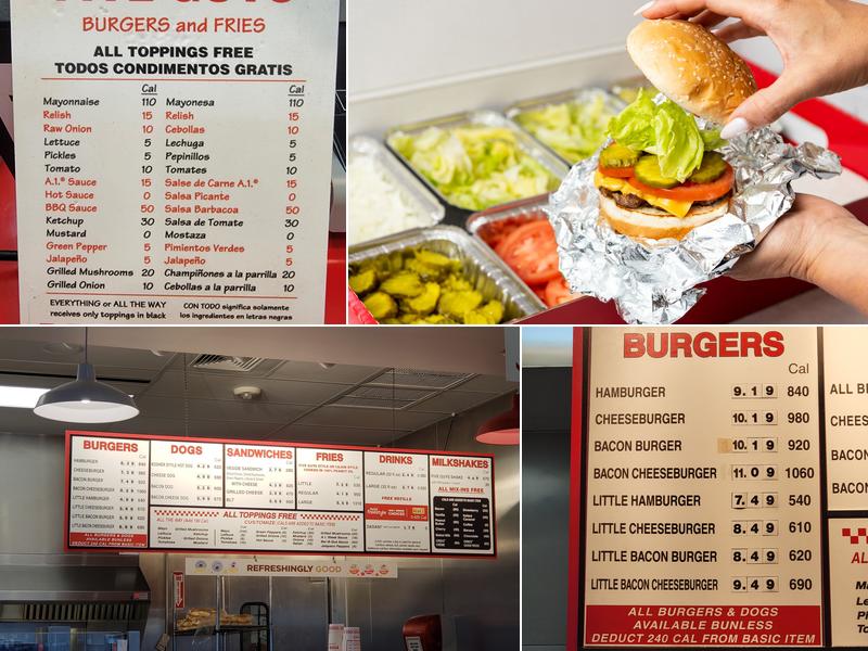 Five Guys Menu