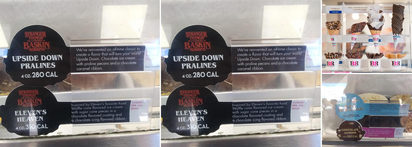 Baskin-Robbins Menu