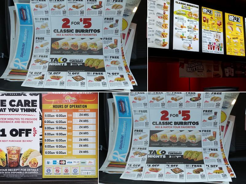 Del Taco Menu