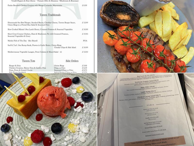 The Tavern at Hale Menu