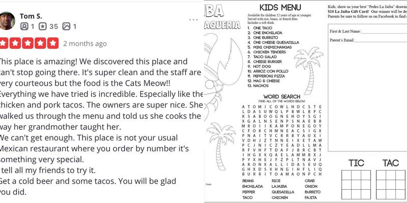 Panadería el Trigal Llc Menu