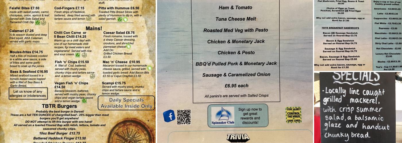 The Boat That Rocks Menu