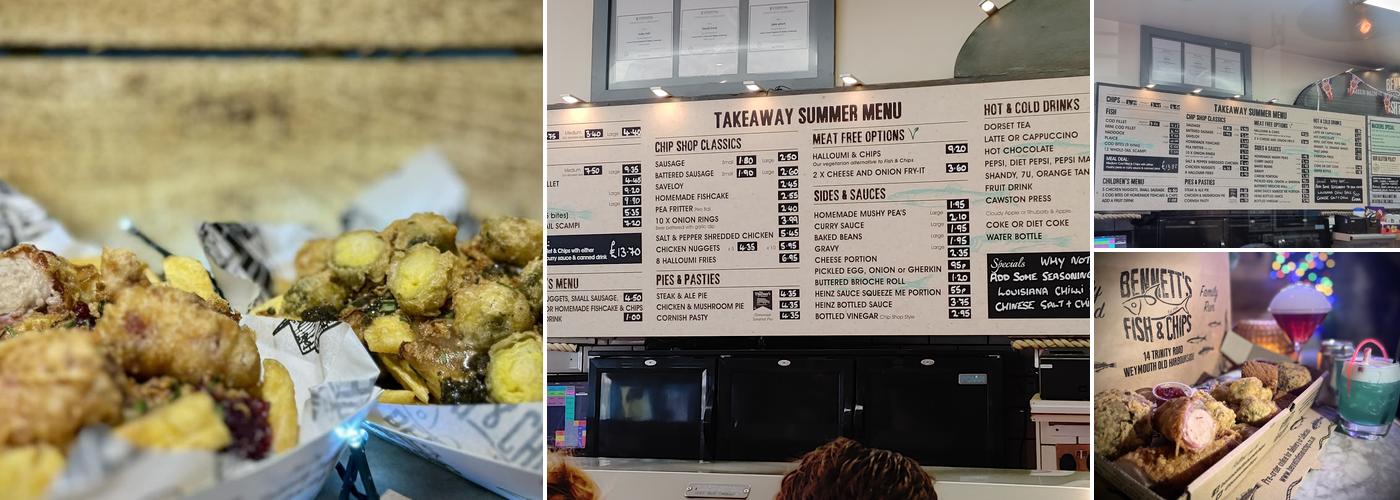 Bennett's Fish and Chips Menu