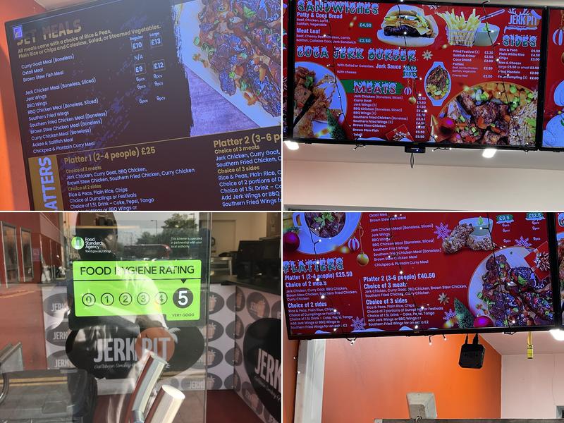 Jerkpit Caribbean Smokey Grill Menu