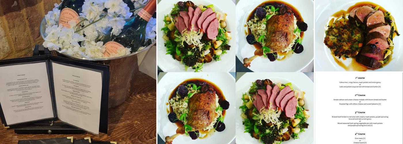 The Green Man at Lindsell Menu