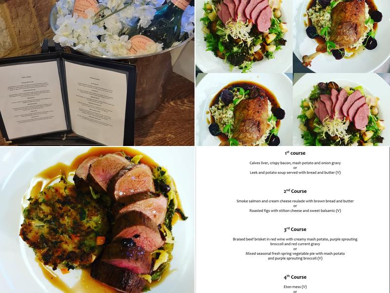 The Green Man at Lindsell Menu