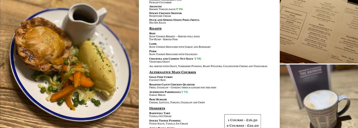 The Haywain Pub and Kitchen Menu