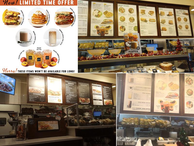 Corner Bakery Cafe Menu
