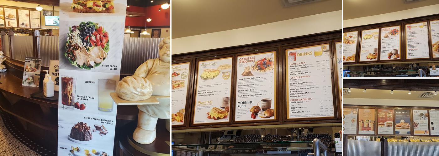 Corner Bakery Cafe Menu