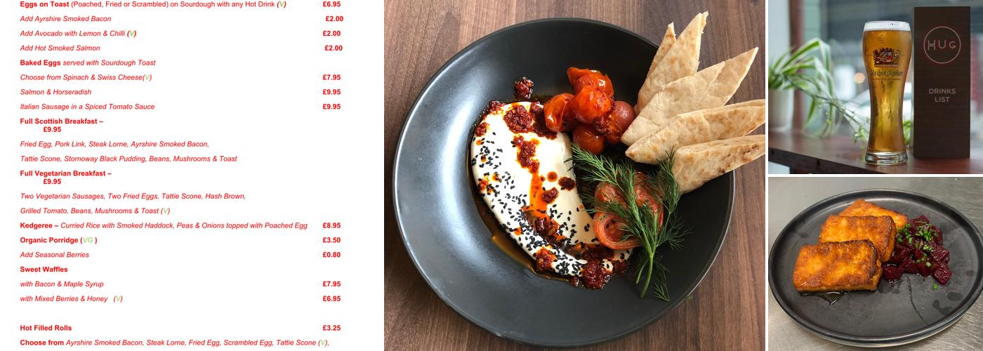 HUG Menu
