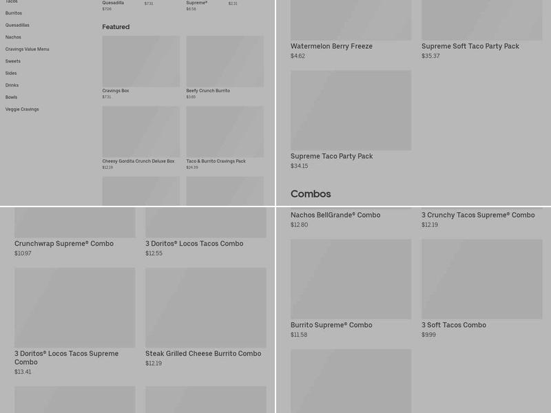 Taco Bell Menu