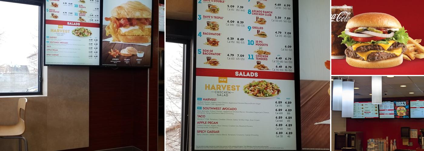 Wendy's Menu