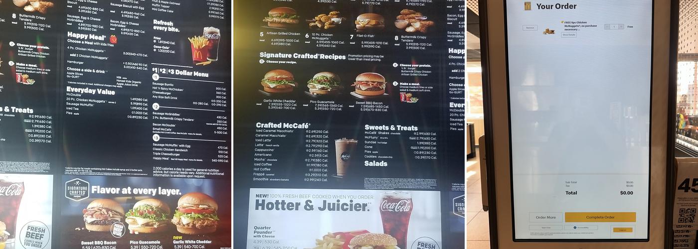 McDonald's Menu