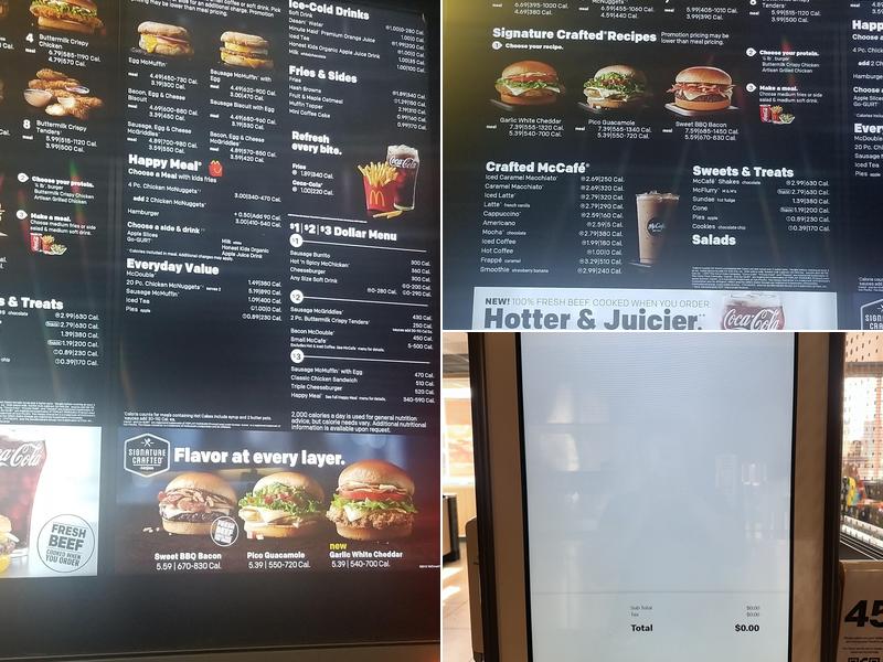 McDonald's Menu