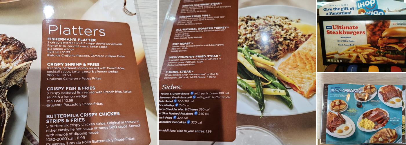 IHOP Menu