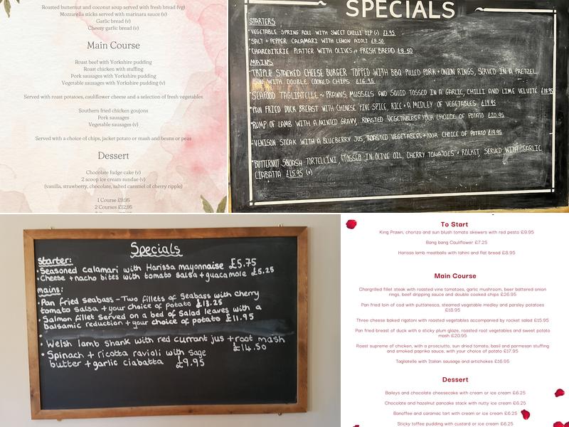 Rake And Riddle Menu