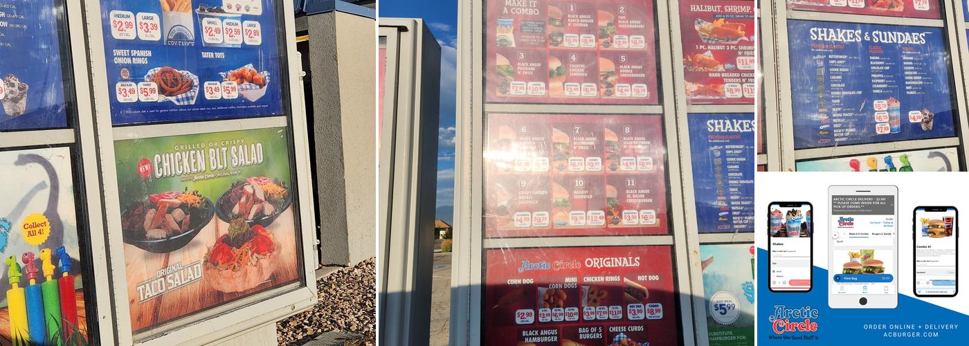Arctic Circle Menu
