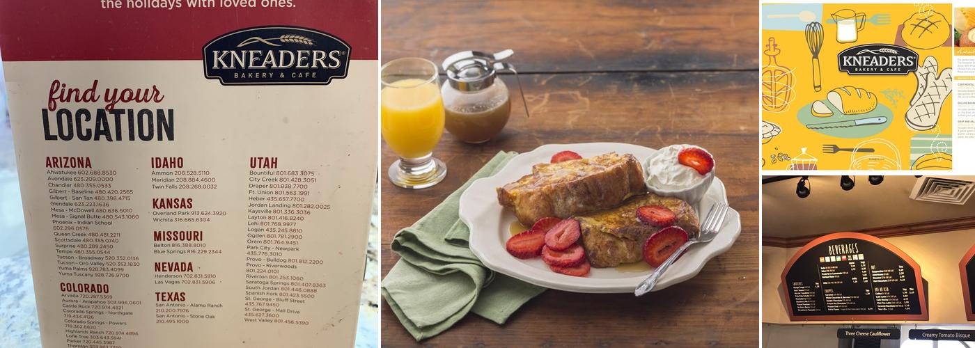 Kneaders Bakery & Cafe Menu