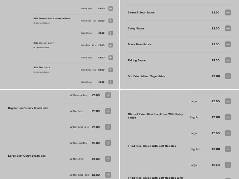 New Happy House Menu