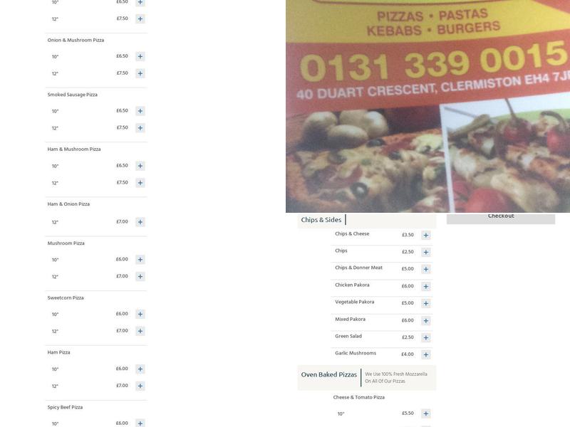 Marmaris Kebab & Pizza House Menu