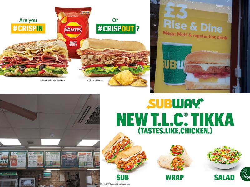 Subway Menu