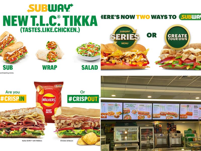 Subway Menu