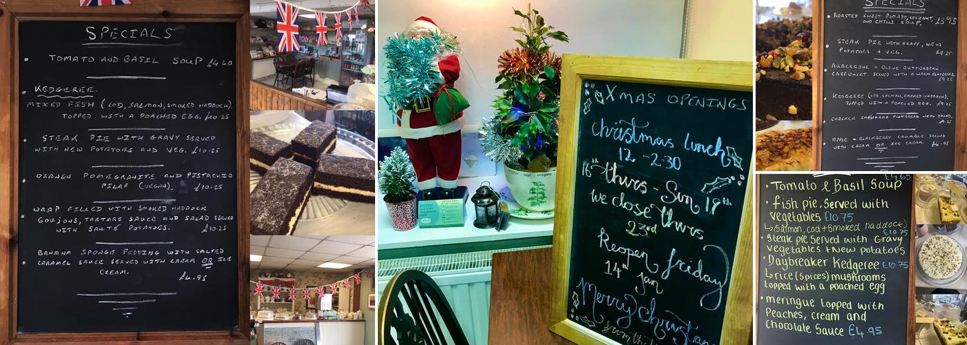 Allonby Tea Room & Gift Shop Menu