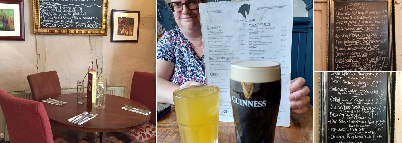 The Nags Head Menu