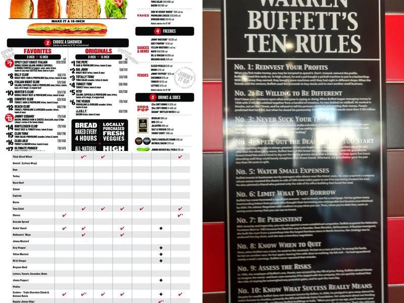 Jimmy John's Menu