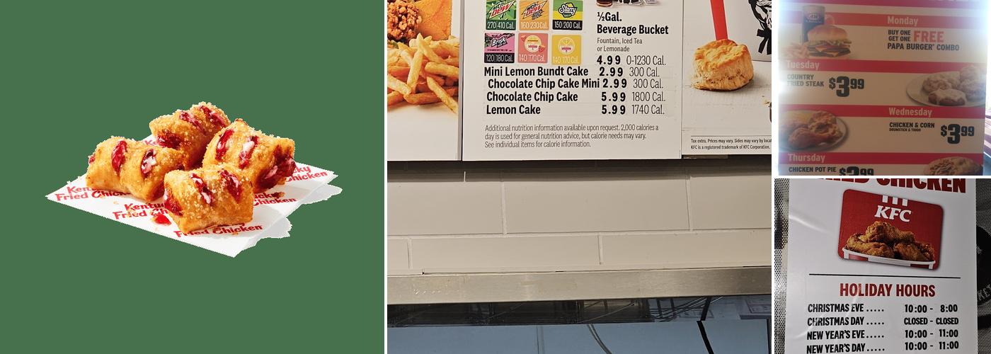 KFC Menu