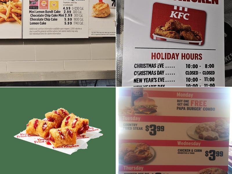 KFC Menu